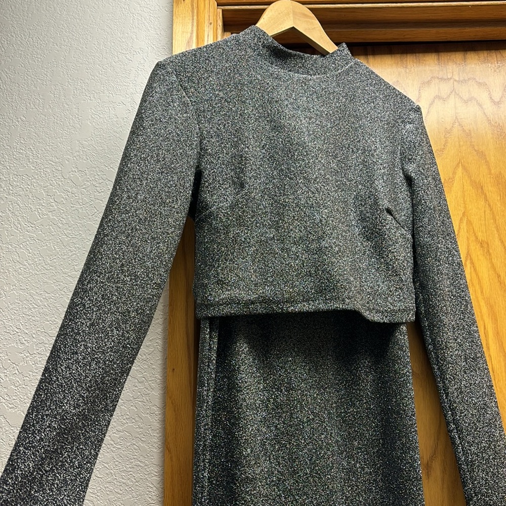 2 piece sparkly dress
